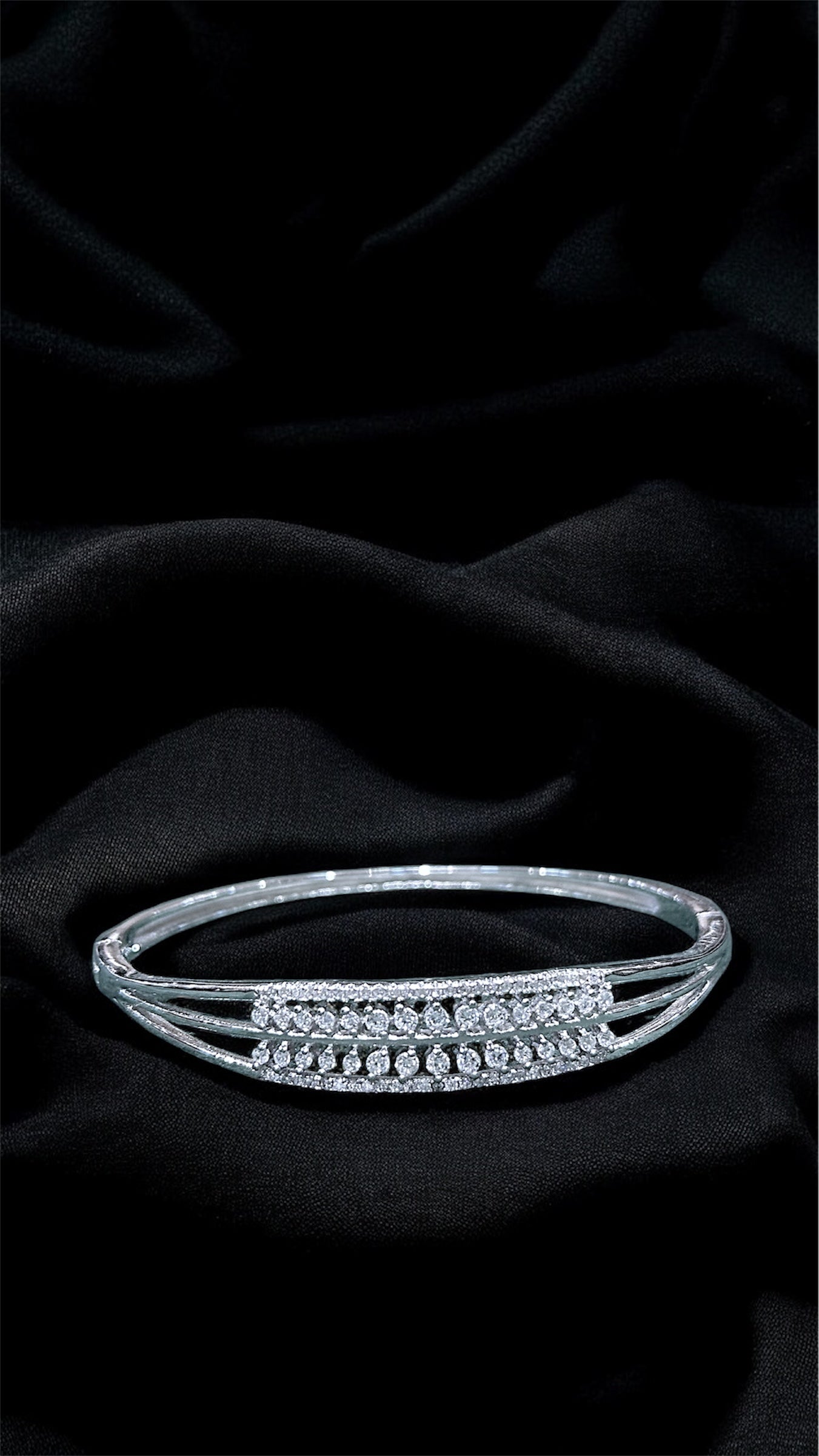 Elysian Triple Row Sparkle Bracelet