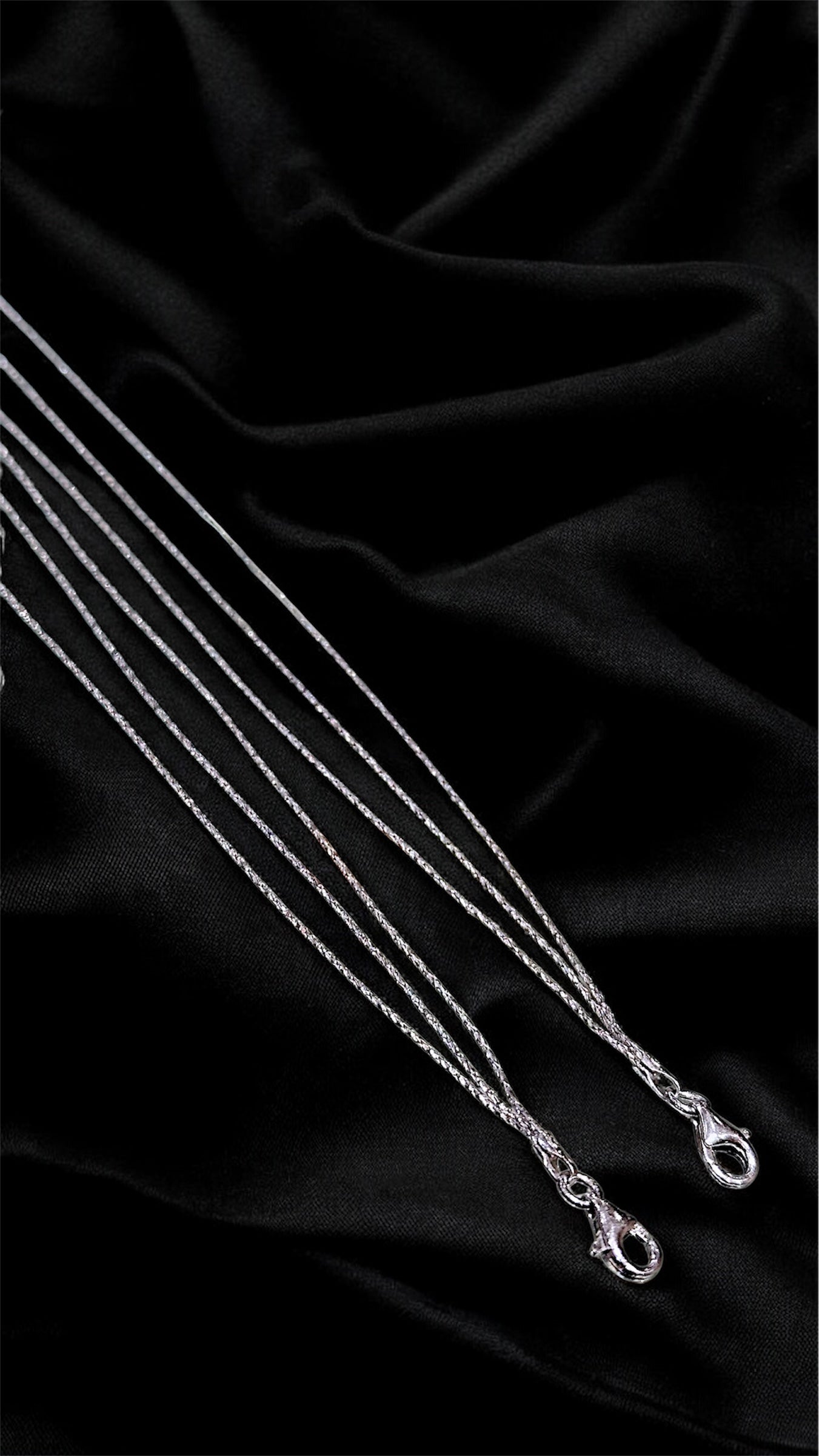 Multi-Strand Silver Shine Anklet