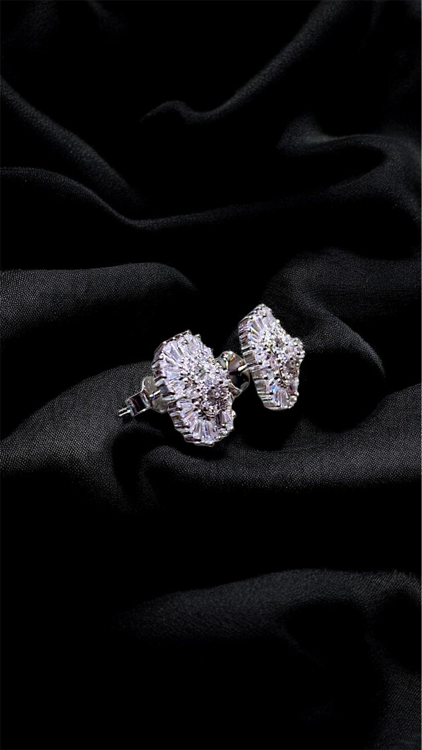 Royal Square Cluster Studs