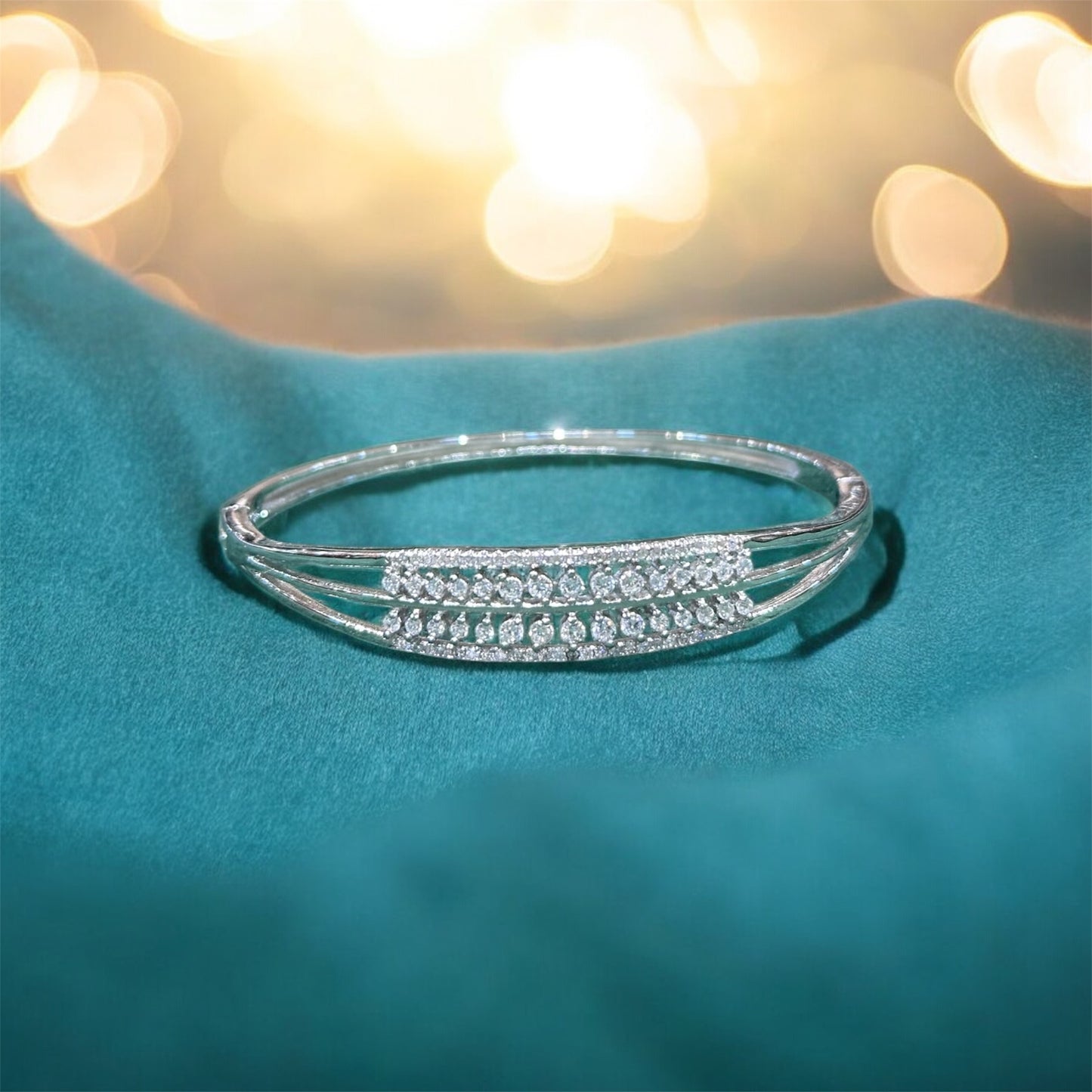 Elysian Triple Row Sparkle Bracelet