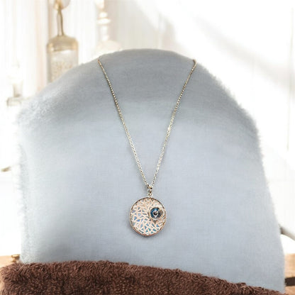 Silver Mystic Guardian Locket Chain