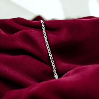 Luxe Silver Linked Bracelet