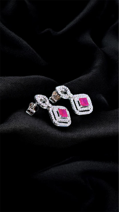 Royal Ruby Princess Necklace Set