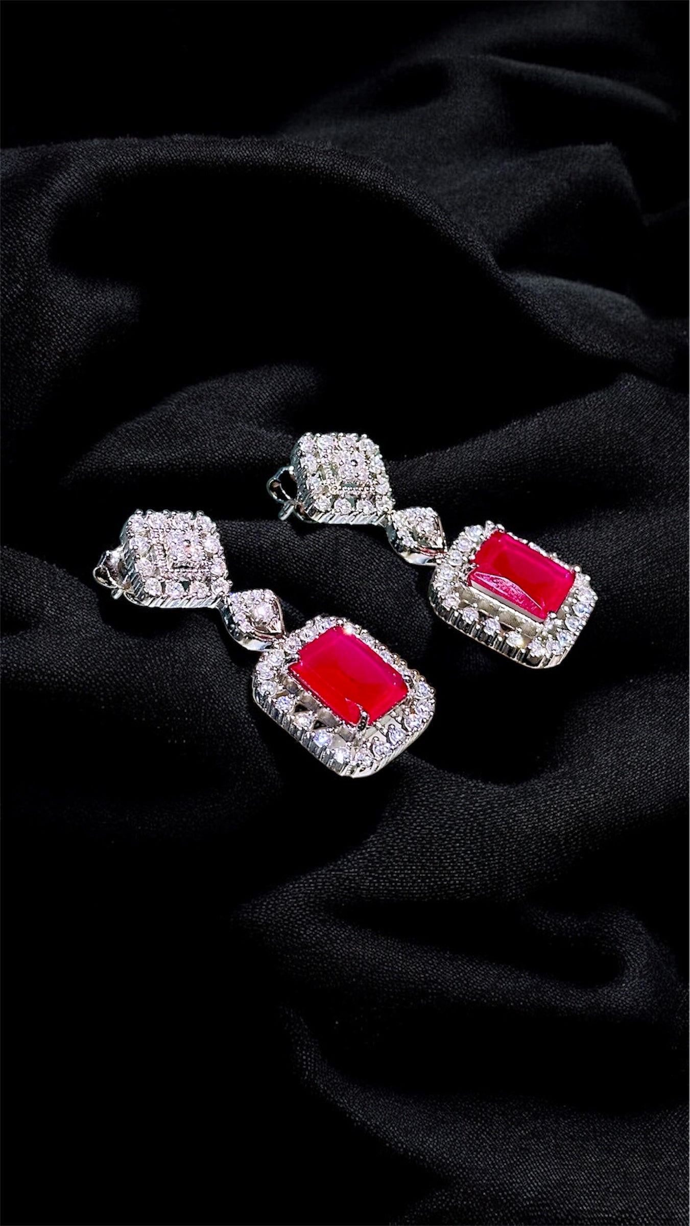 Royal Ruby Radiance Necklace Set