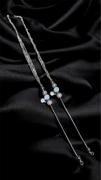 Premium Silver Charm Anklet