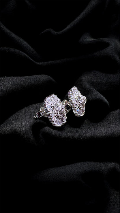 Royal Square Cluster Studs