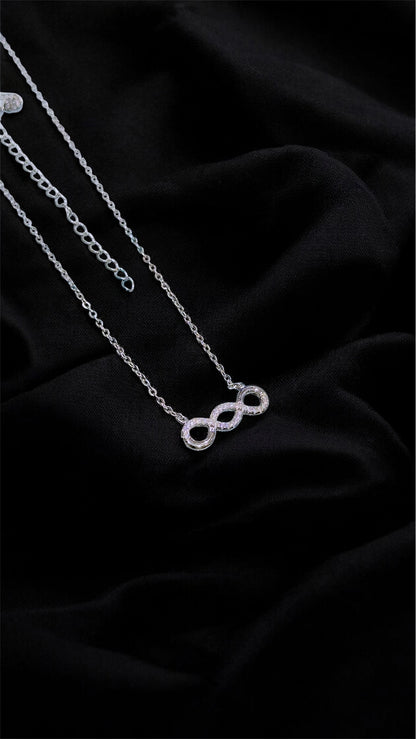 Infinity Sparkle Pendant Necklace