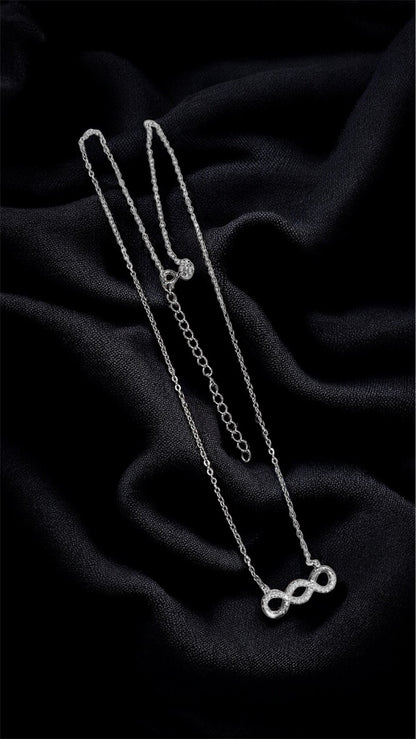 Infinity Sparkle Pendant Necklace