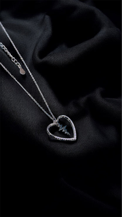 Pulse Heart Pendant Necklace