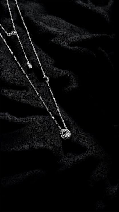 Hexa Bloom Pendant Necklace